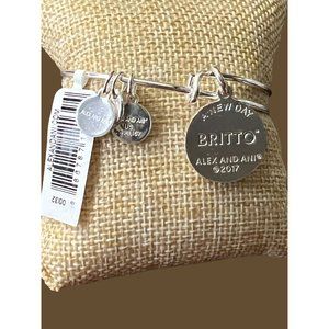 Alex & Ani adjustable bracelet silver tone Romero Britto Art Infusion NWT